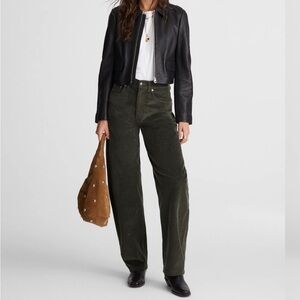 Madewell Olive Green Corduroy Jeans